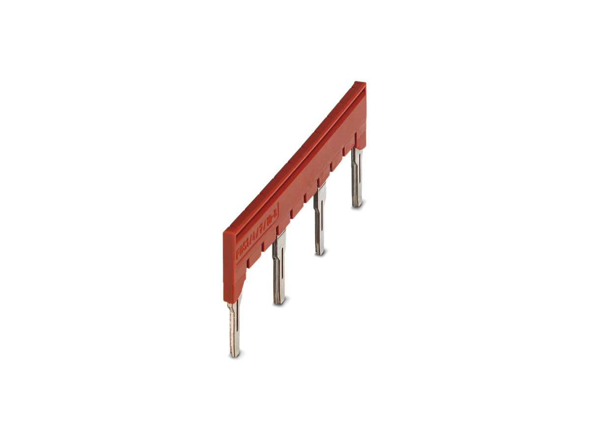 Steckbrücke 8mm 2L rot CLIPLINE