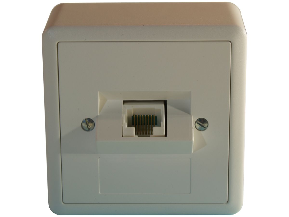 AP-Dose 1×RJ45/u 8P ITplus EDIZIOdue weiss