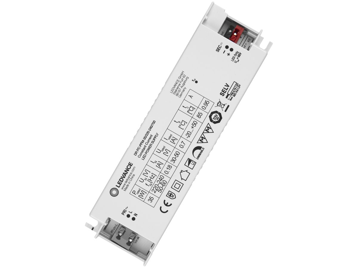 LED-Konverter LDV PERFORMANCE DIM PHASE-CUT, 700mA 35W 150×43×30mm