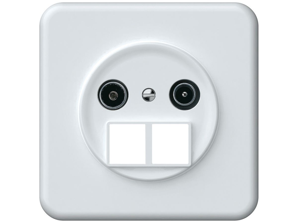 UP-Multimediadose TV-R origin Durchgangsdose 19dB 1.7dB weiss