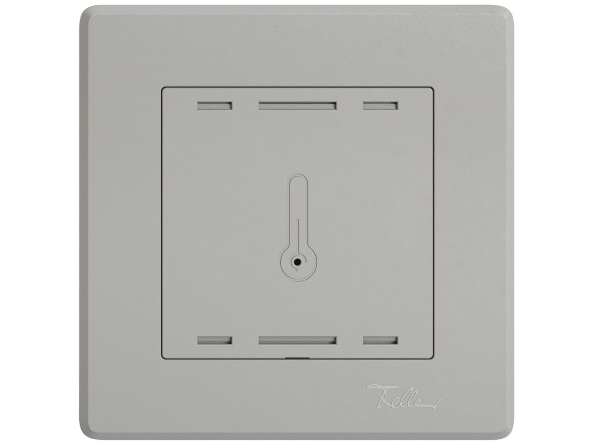 UP-Bedienaufsatz zu Raumtemperatursensor EDIZIO.liv Wiser SNAPFIX® 96×96mm hgu