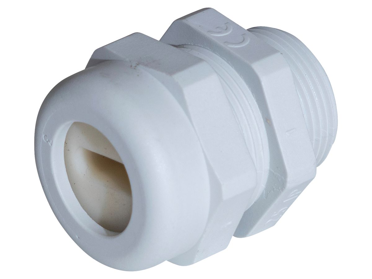 Kabelverschraubung Plica FLAKA, M20 5×12mm oval 9mm PA IP68 lichtgrau