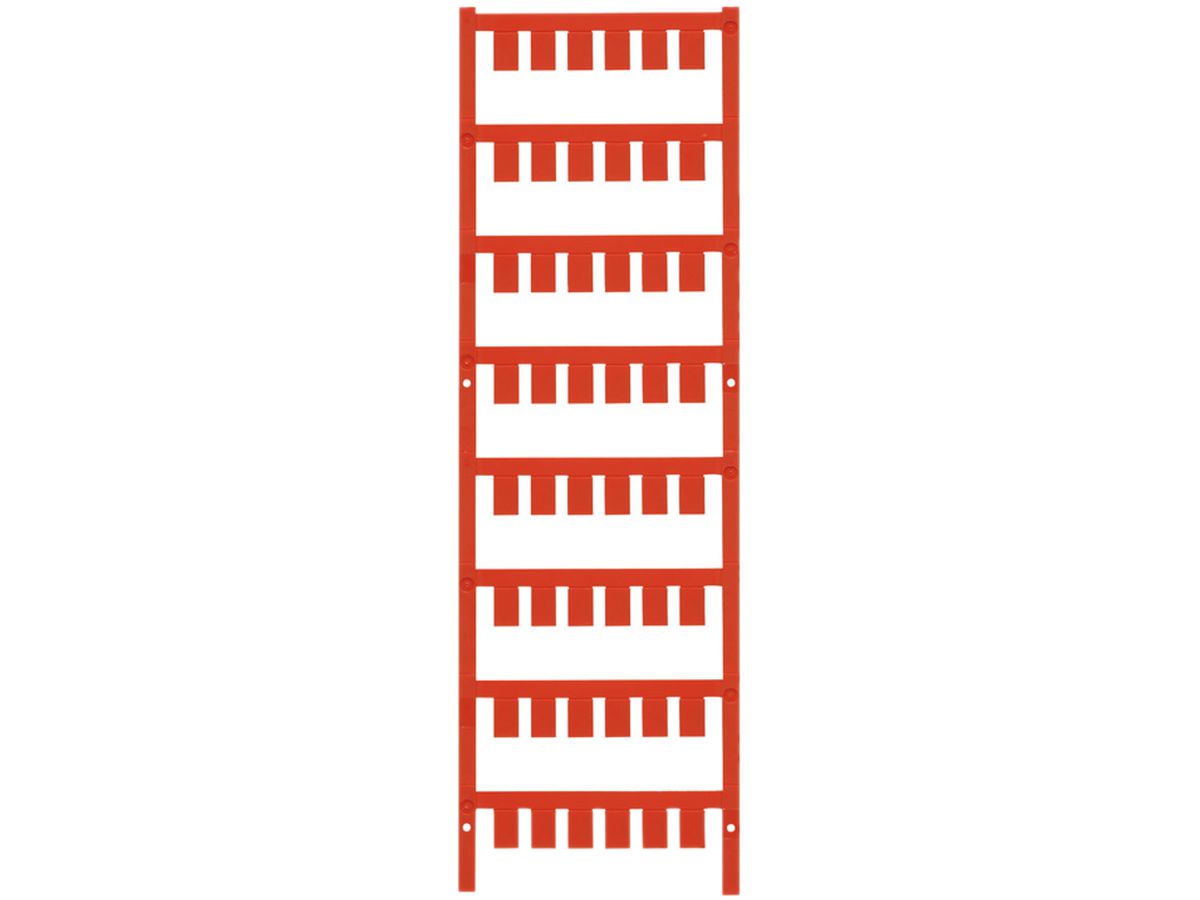 Gerätemarkierer Weidmüller MultiCard ESG steckbar 10×7mm PA66 rot