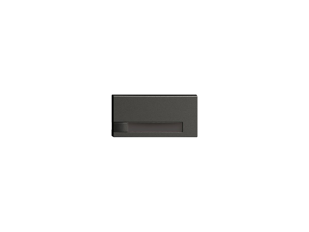 Taste 1/2 KNX/UNI-Taster mit Papiereinlage EDIZIOdue Bedienung 1×schwarz