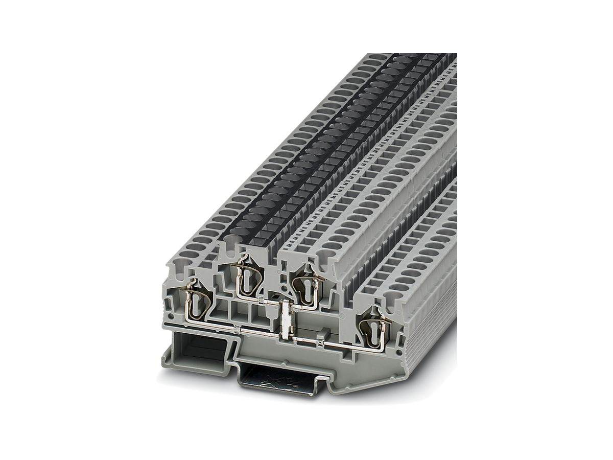 Doppelstockklemme 0.08…6mm² Zugfederanschluss Potentialverteilung
