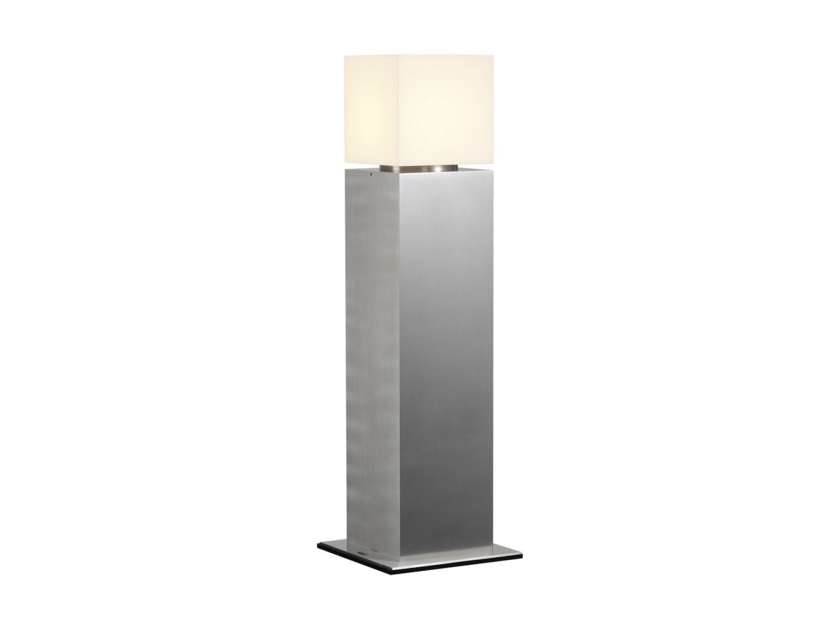 Pollerleuchte SQUARE POLE 60 E27 20W IP44 Edelstahl