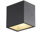 LED-Wandleuchte SLV SITRA S SINGLE 6.2W 620lm 3000/4000K IP65 anthrazit