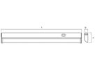 LED-Lichtleiste LDV LINEAR LED TURN 557, 10W 3000K