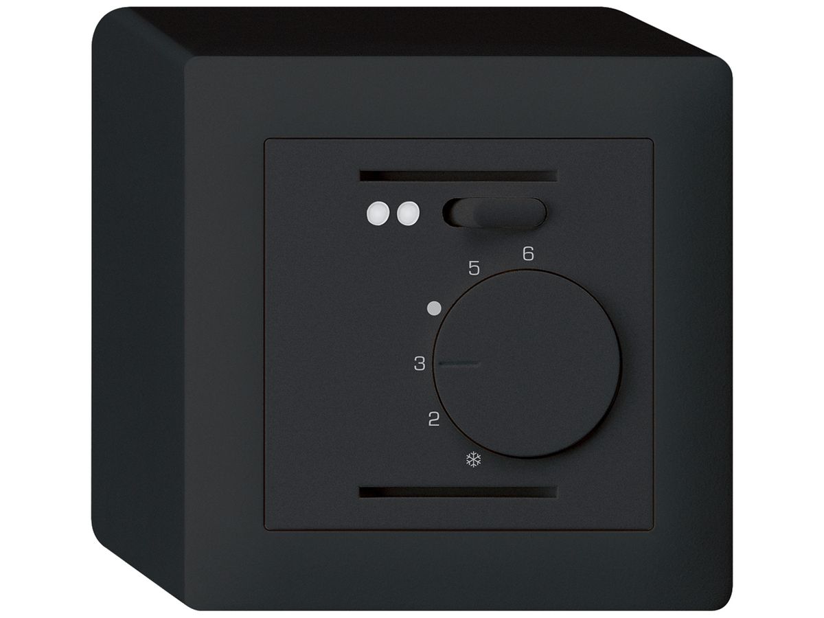 AP-Raumthermostat kallysto schwarz für Fussbodenheizung
