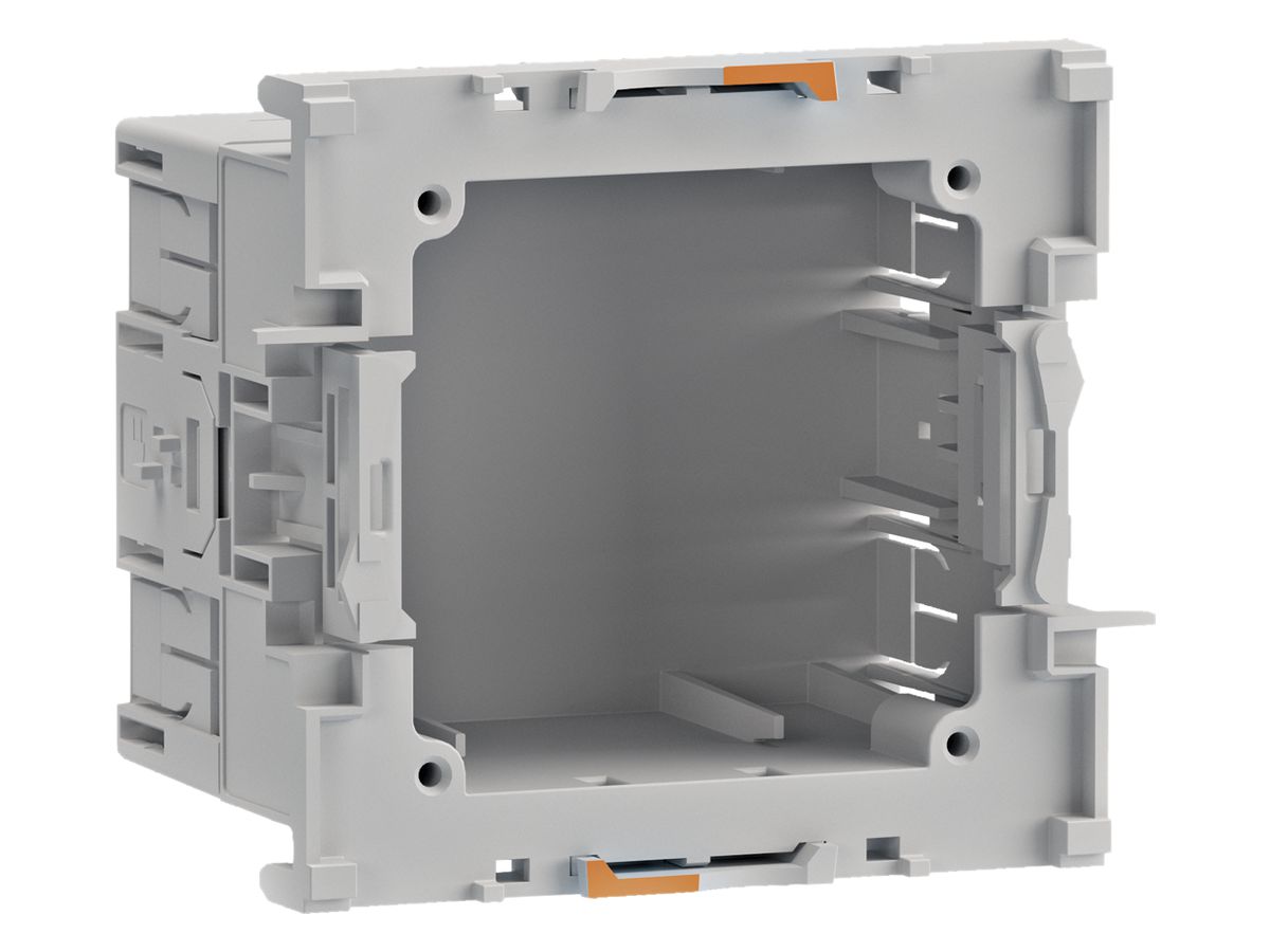 Einbaudose tehalit 1-fach, für BR Kanäle, für Rahmenblende, modular