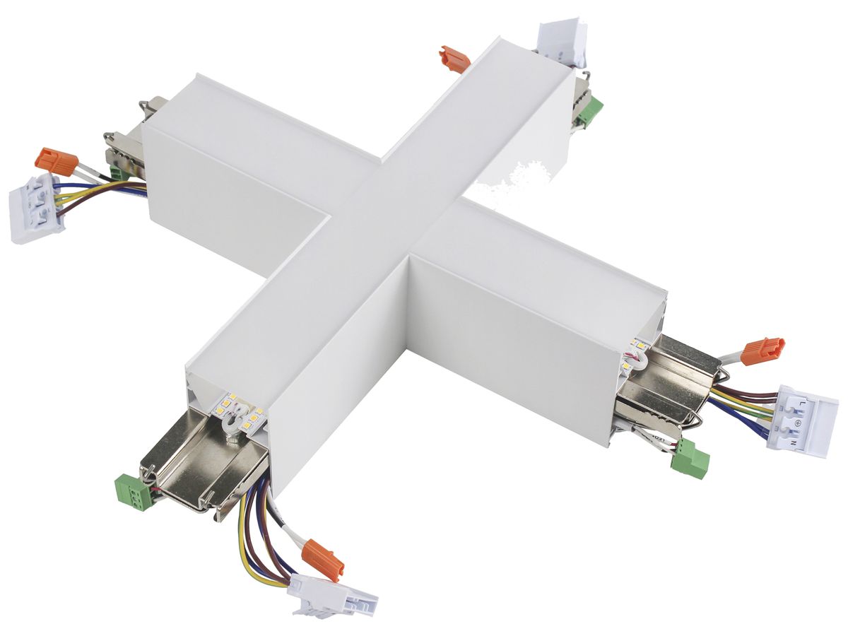 X-Leuchtteil Sylvania Otao Linear 9.8W 1400lm 830/840 392×392mm weiss