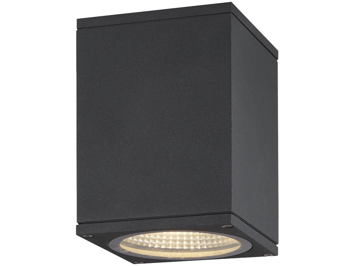 LED-Deckenleuchte SLV ENOLA SQUARE S 9W 580lm 3000/4000K IP65 anthrazit