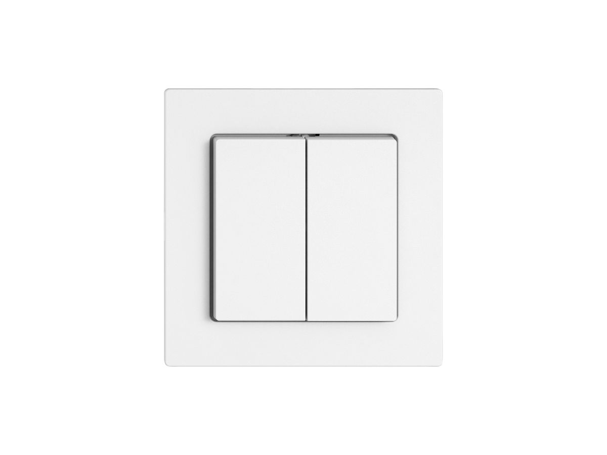 Druckschalter EDIZIO.liv SNAPFIX® unbeleuchtet Serieschalter 1/3+3/1L ×100 ws