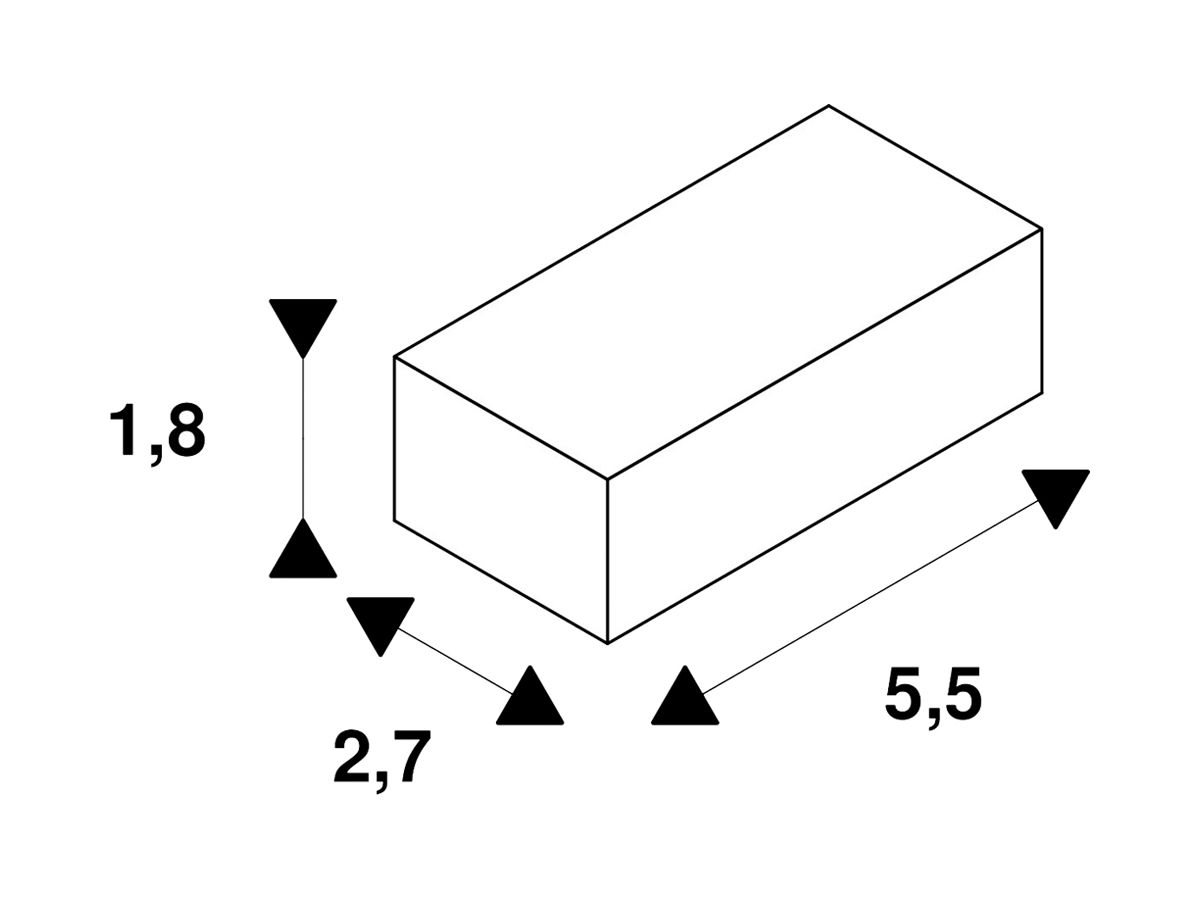 Endkappe SLV für 1-Phasen EB-Stromschiene, weiss
