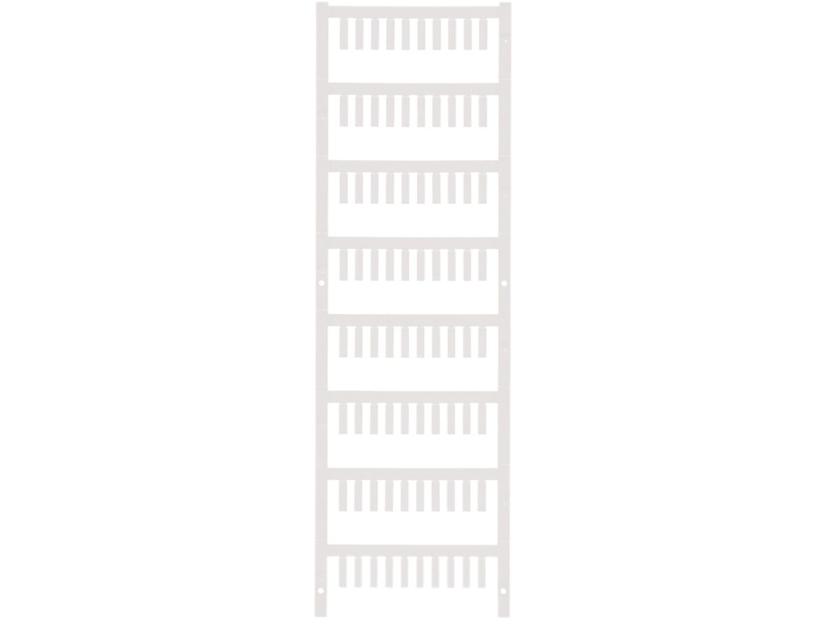 Leitermarkierer Weidmüller MultiCard SF für Ø1…1.3mm 12×3.2mm PA66 weiss