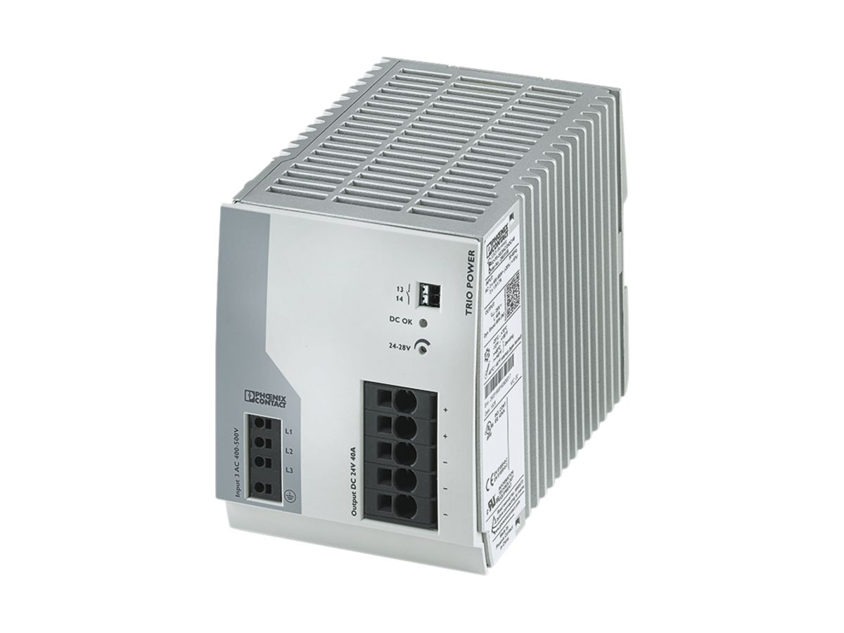 Schaltnetzteil Phoenix Contact TRIO POWER 3-phasig 24VDC/40A Push-In