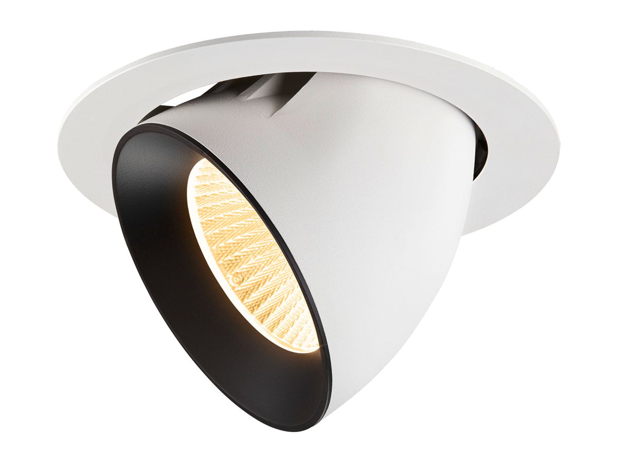 LED-Downlight SLV NUMINOS GIMBLE XL 24W 3600lm 3000K MB DALI Ø175 ws/sz