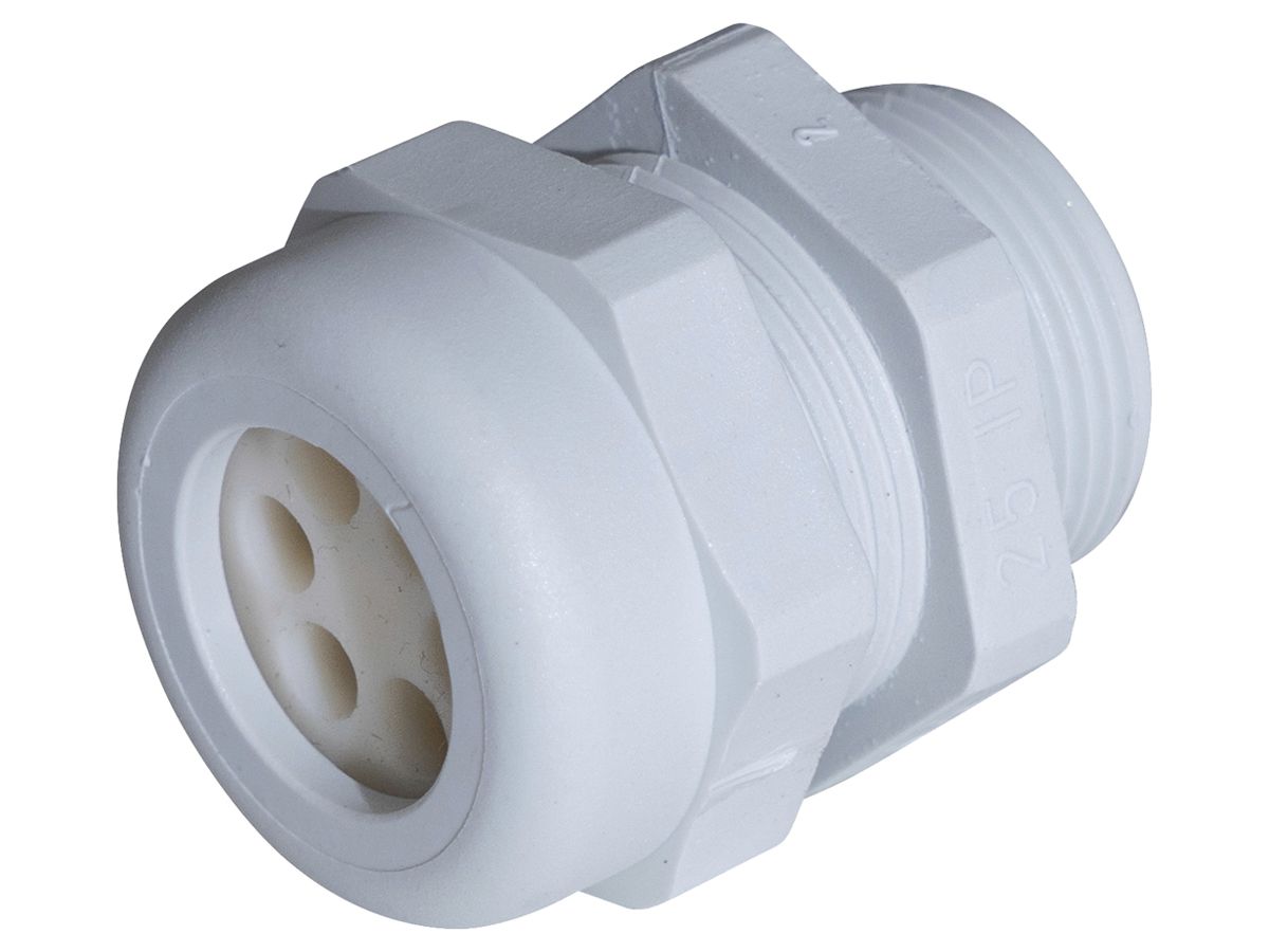 Kabelverschraubung WADI Multi, M20 für 2 Kabel Ø2…3mm 9mm PA IP68 lichtgrau