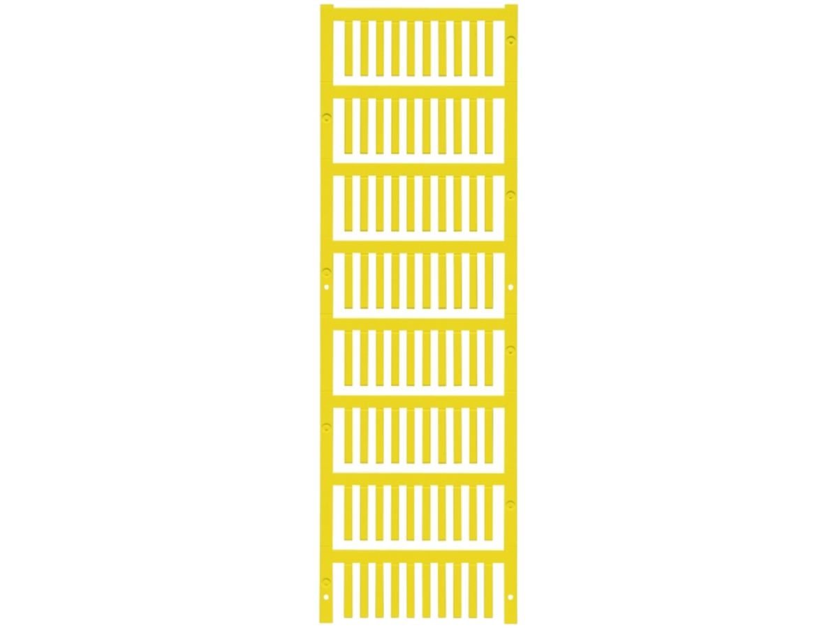 Leitermarkierer Weidmüller MultiCard VT SF für Ø1.2…1.6mm 21×3.2mm PA66 gelb