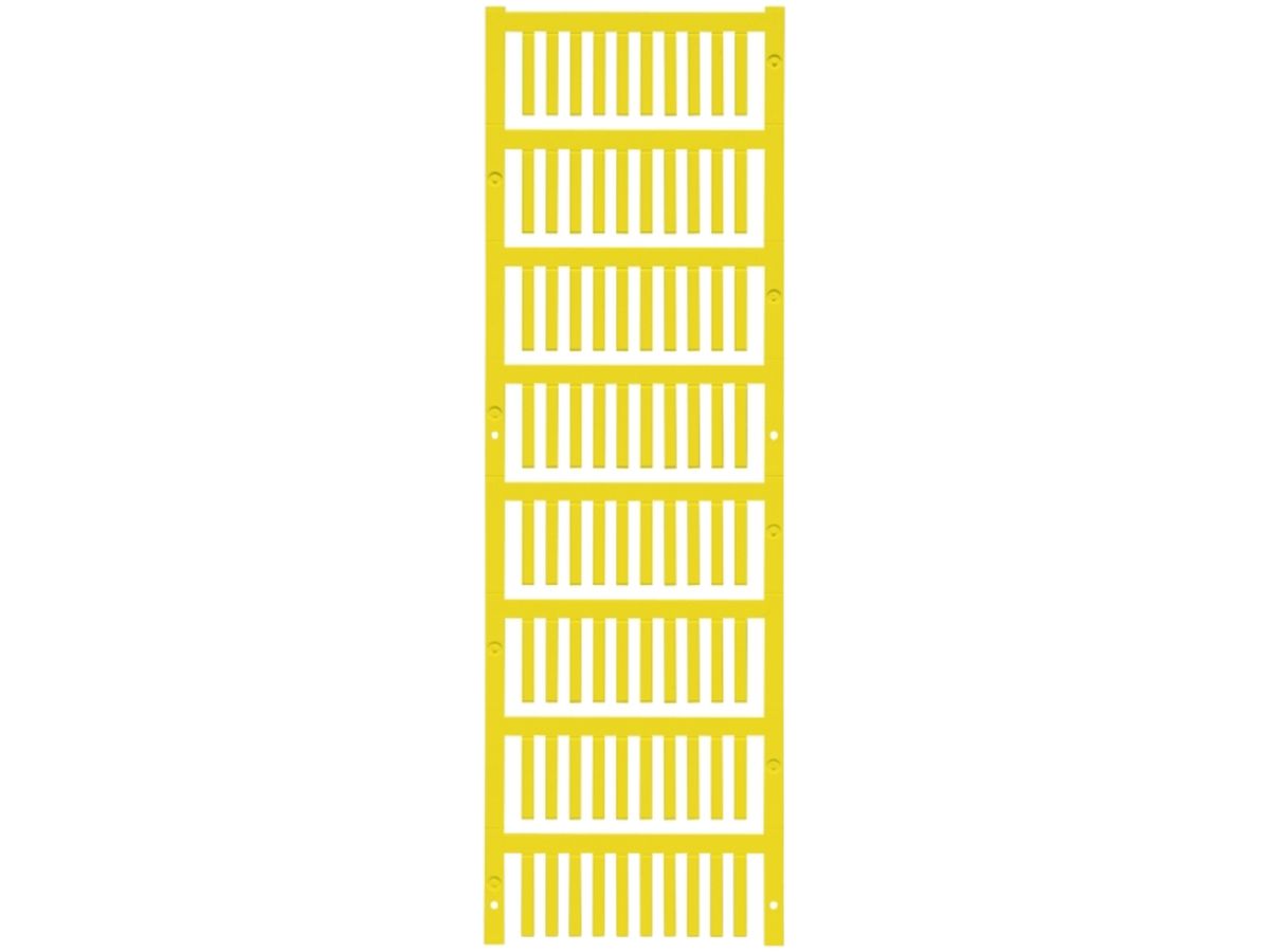 Leitermarkierer Weidmüller MultiCard VT SF für Ø1.2…1.6mm 21×3.2mm PA66 gelb