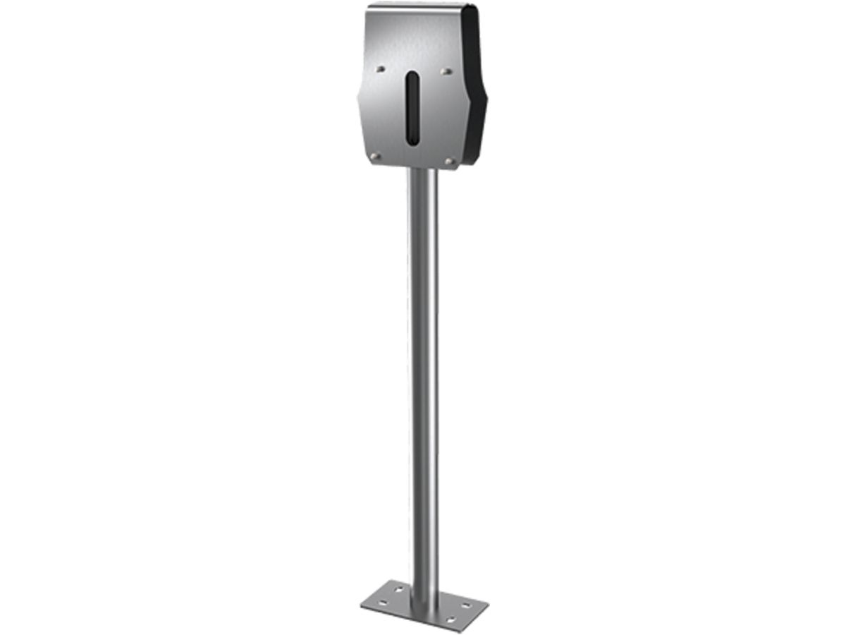 Edelstahlsäule Mennekes für 2×AMTRON® Wallbox, 1231×240×107mm, 9.5kg