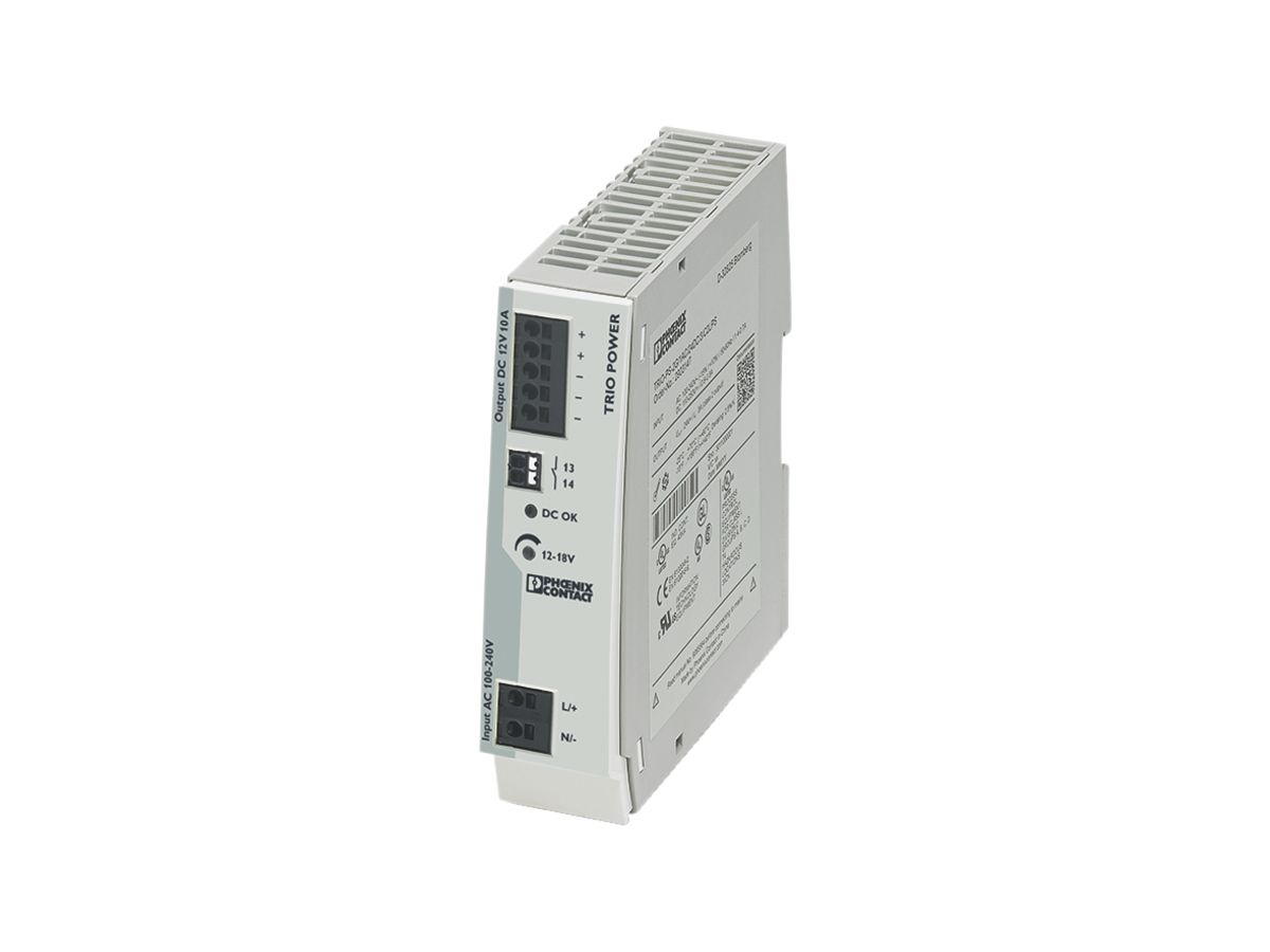 Schaltnetzteil Phoenix Contact TRIO POWER 1-phasig 12VDC/10A Push-In