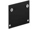 Endkappe Sylvania Lytespan 46×40×1mm Kunststoff schwarz