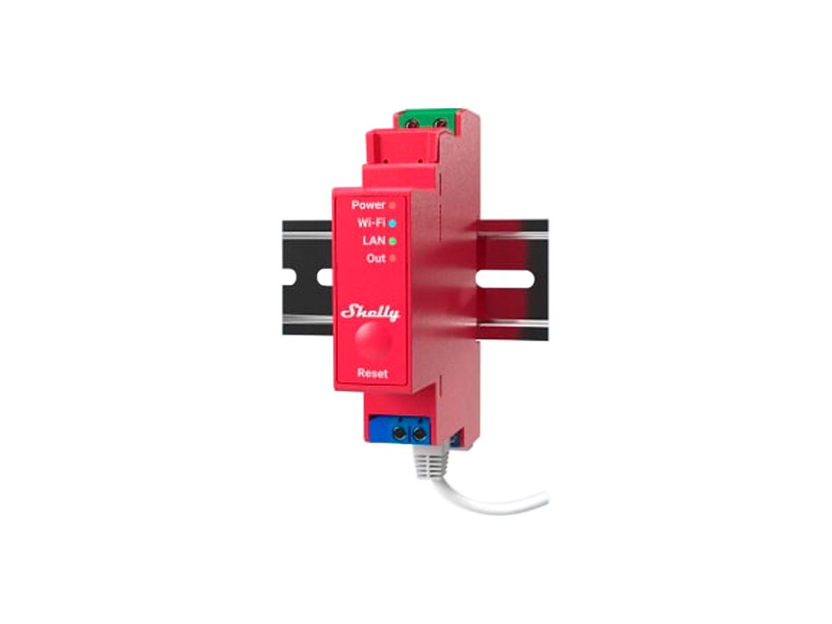 REG-RF-Schaltaktor Shelly Pro 1PM Wi-Fi/Ethernet/Bt 1-Kan 240V 1TE