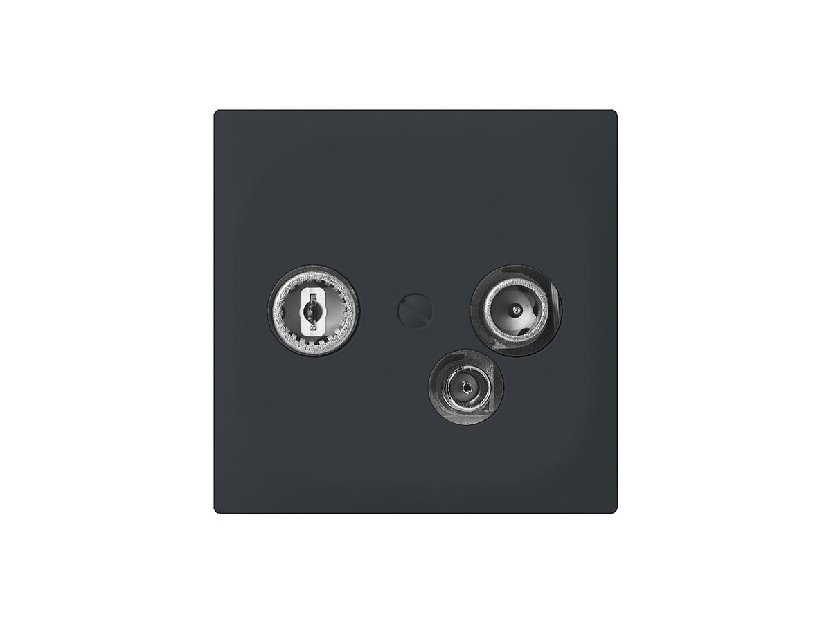 UP-Antennendose SIDUS TV-R-Daten 15dB/65 anthrazit