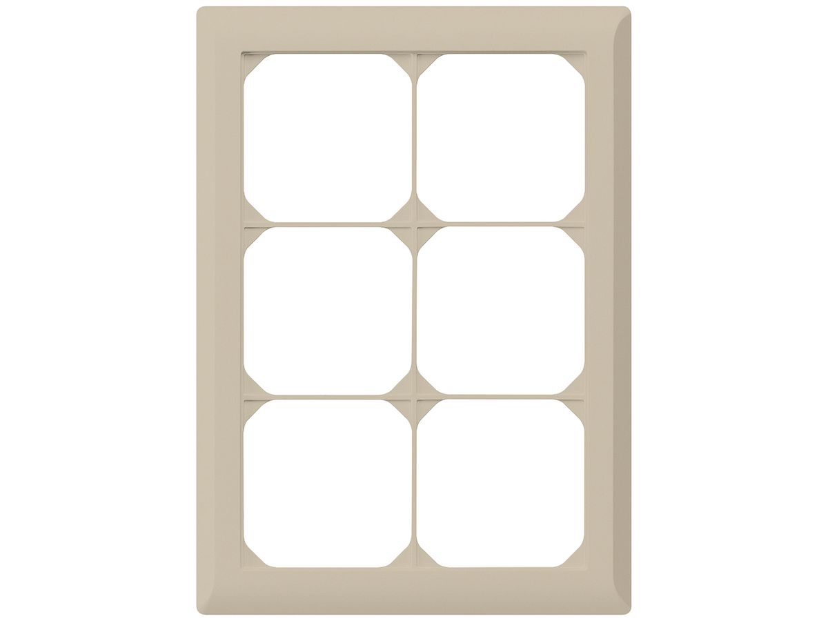UP-Abdeckrahmen kallysto.line 3×2 beige 152×212mm