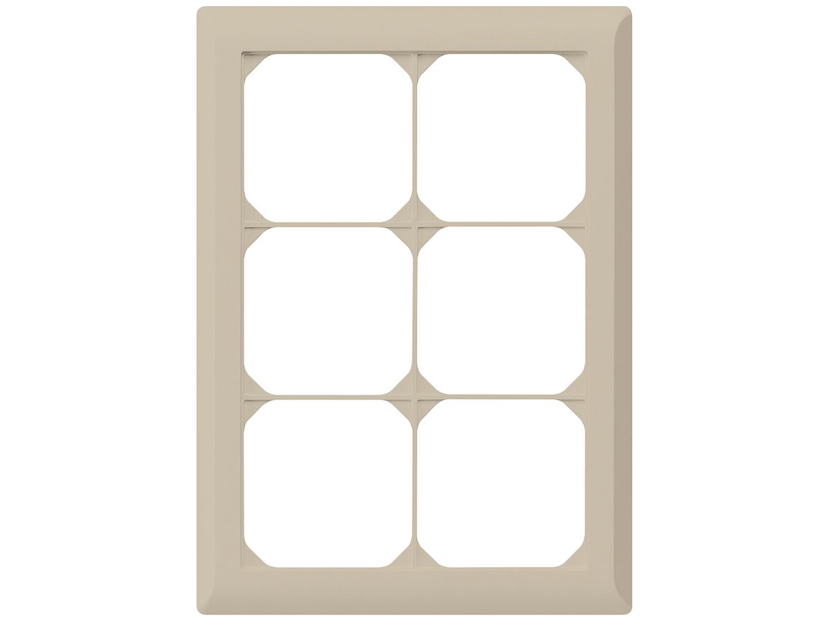 UP-Abdeckrahmen kallysto.line 3×2 beige 152×212mm