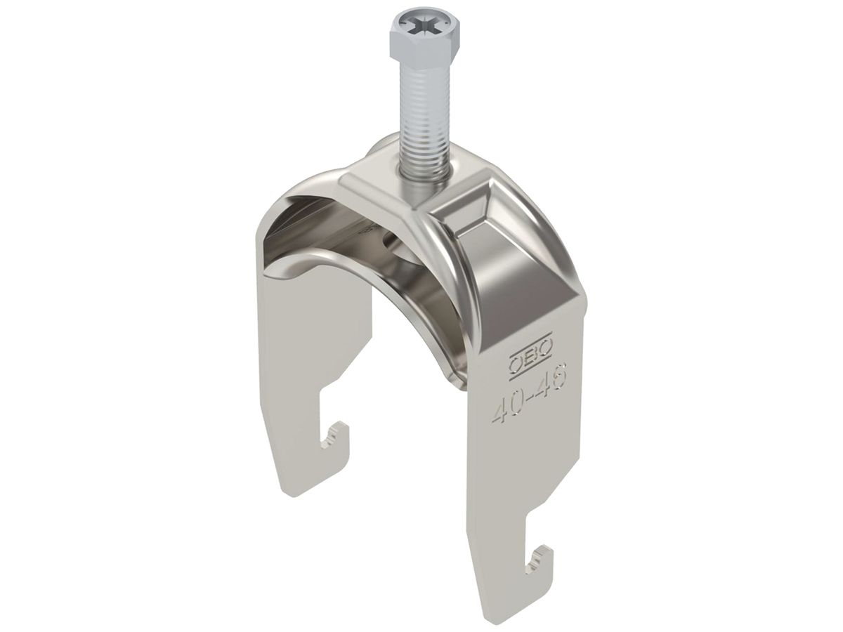 Schnellverleger BET 2056 U-Fuss Metall 40…46mm 1×Kabel A4 1.4571