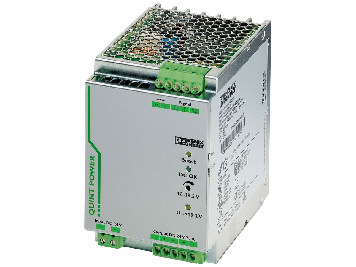 Wandler PX QUINT-PS/24DC/24DC/20 DC/DC SFB IN 24VDC OUT 24VDC/20A