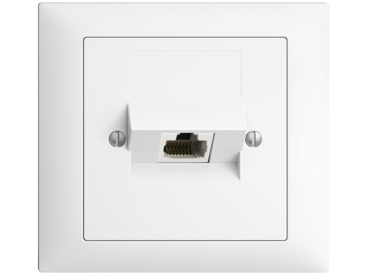 EB-Dose 1×RJ45/u 4P ITplus EDIZIOdue weiss