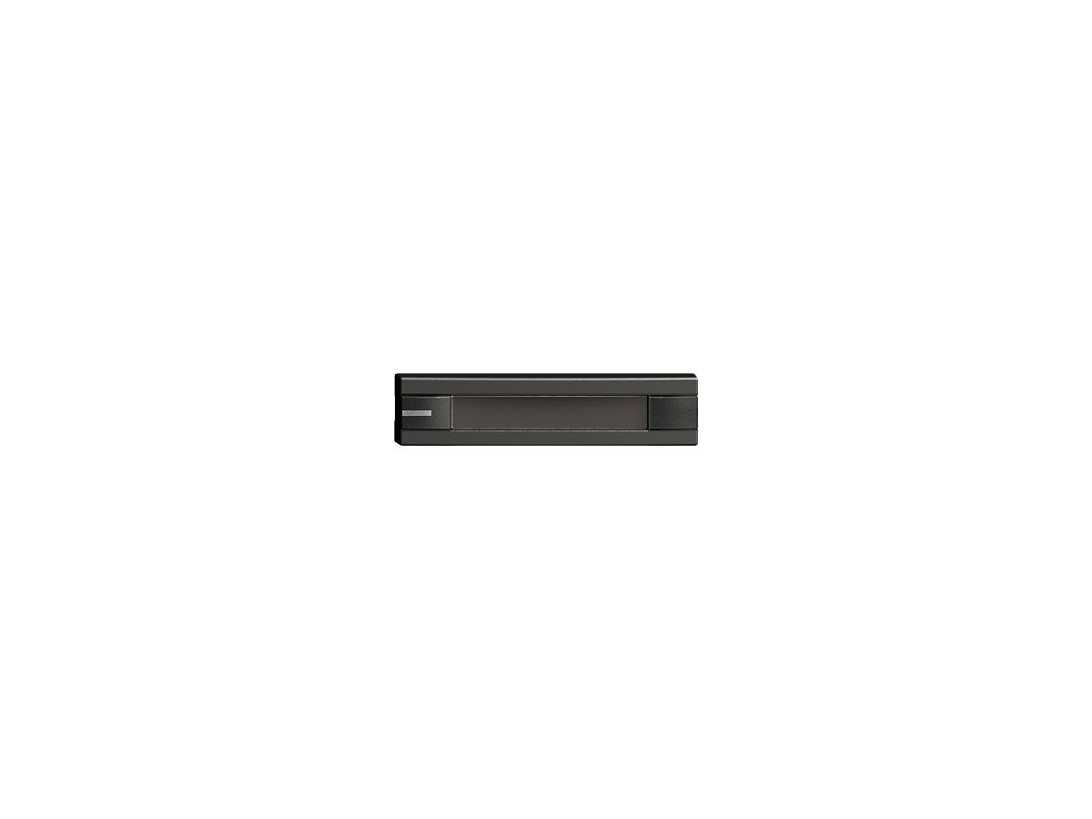 Taste 1/4 KNX/UNI-Taster mit LED & Papiereinlage EDIZIOdue Bedienung 2×schwarz
