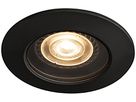 EB-Deckenleuchte SLV VARU QPAR51 DL GU10 5W IP20/65 EB-Ø75mm schwarz