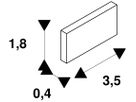 Endkappe SLV für 1-Phasen AP-Stromschiene, weiss, 2 Stück