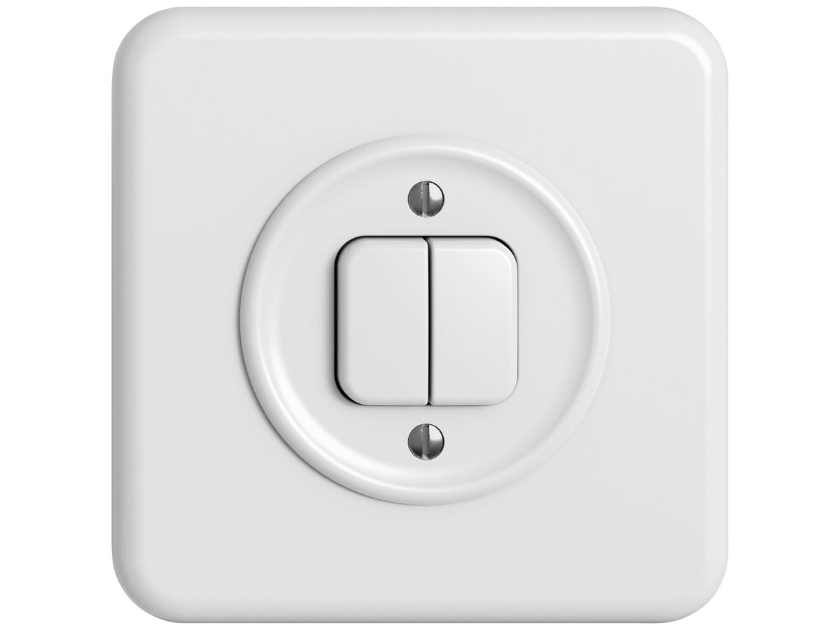 UP-Druckschalter STANDARDdue SNAPFIX® 1/3+3/1L ws