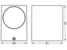 Wandleuchte LEDVANCE ENDURA Classic GU10 1×35W IP44 weiss