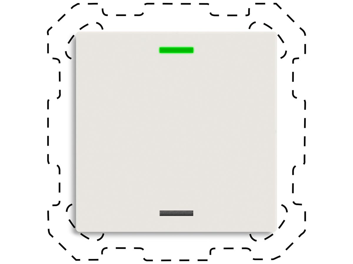 EB-Taster KNX RGBW MDT BE-TAL600111.01 1T/2B weiss matt "neutral"