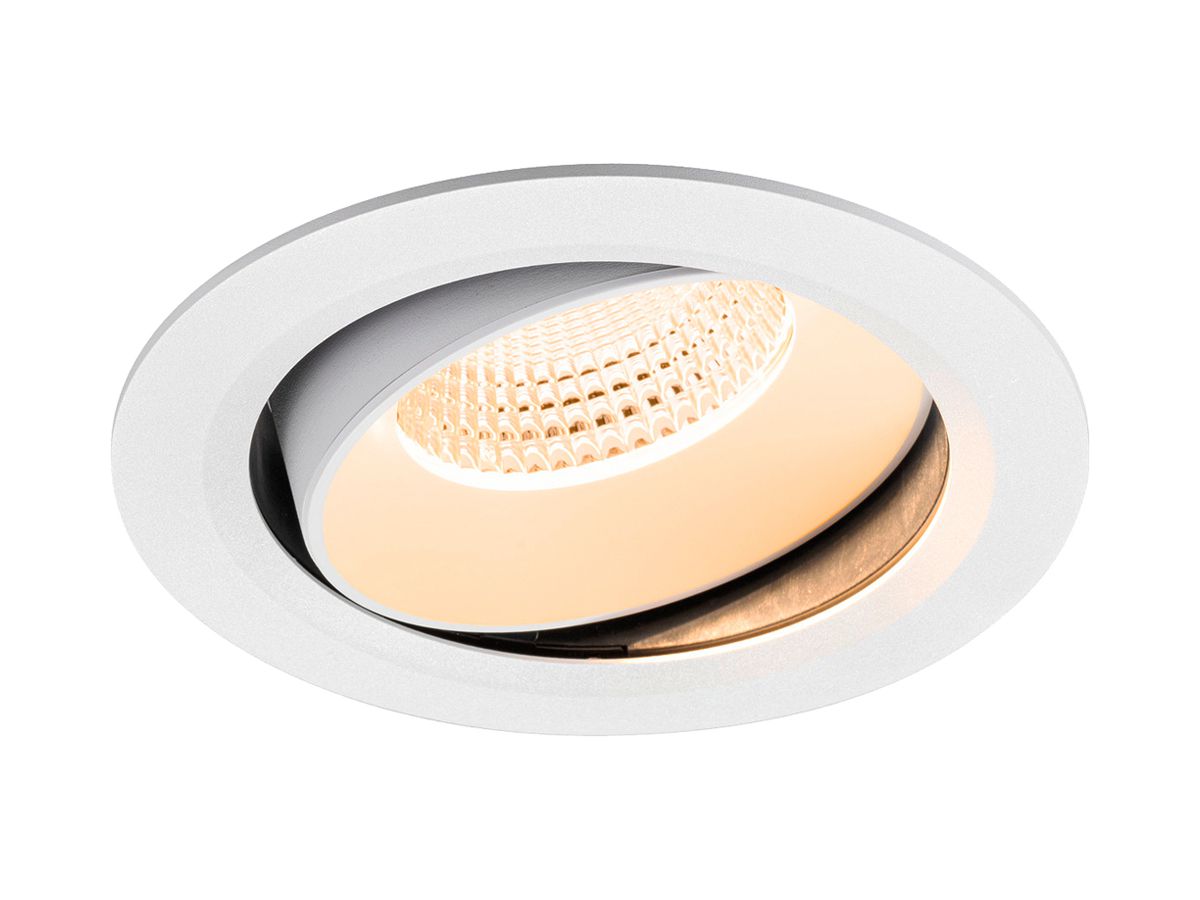 EB-LED-Spot SLV NUMINOS MOVE XL 24W 3500lm 2700K WB DALI DIM Ø190×116mm ws