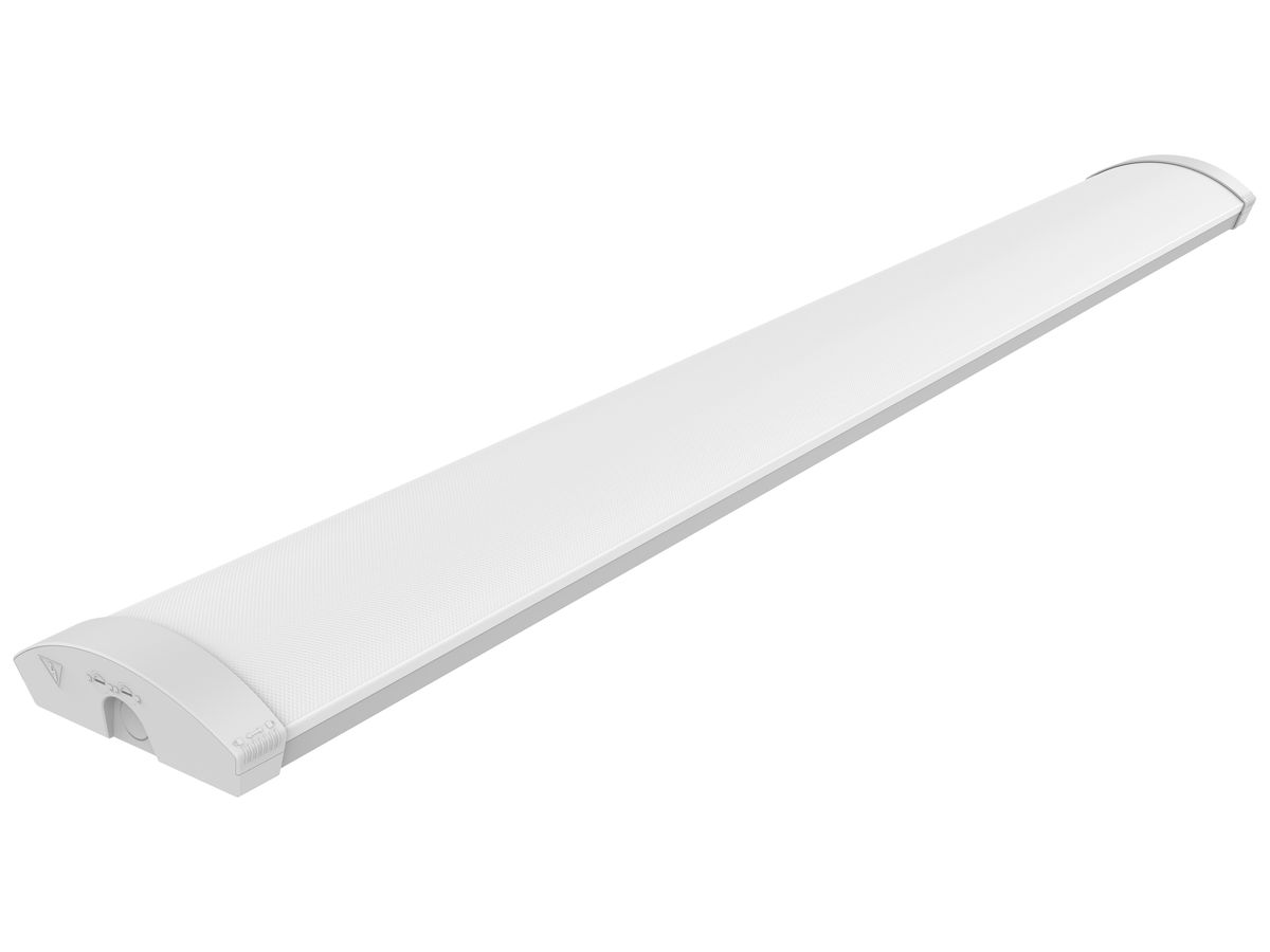 LED-Decken-/Wandleuchte SOFTEDGE 47W 3640…6580lm 830…860 IP44 DALI 1500×150mm ws