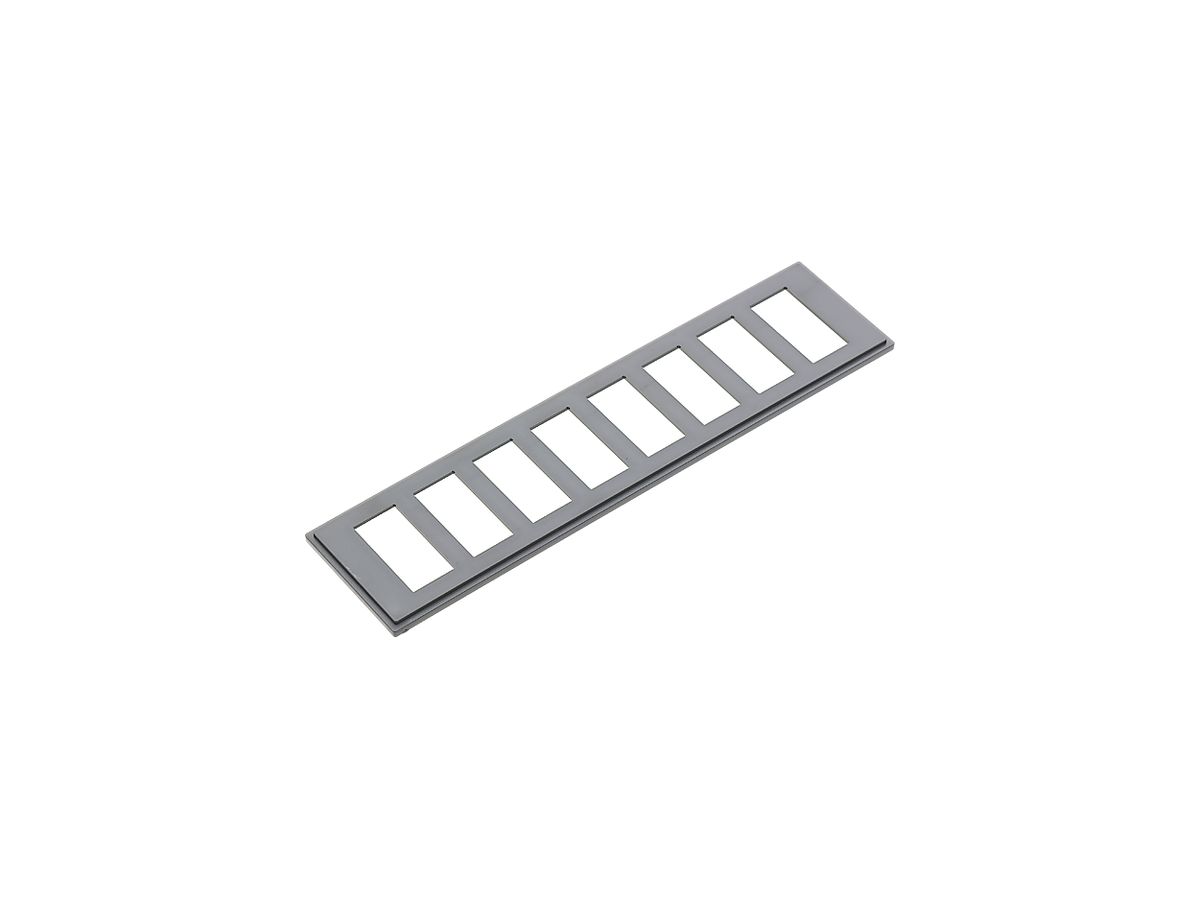 Blende R&M U-Box für Steckverbinder Wago, Wieland grau