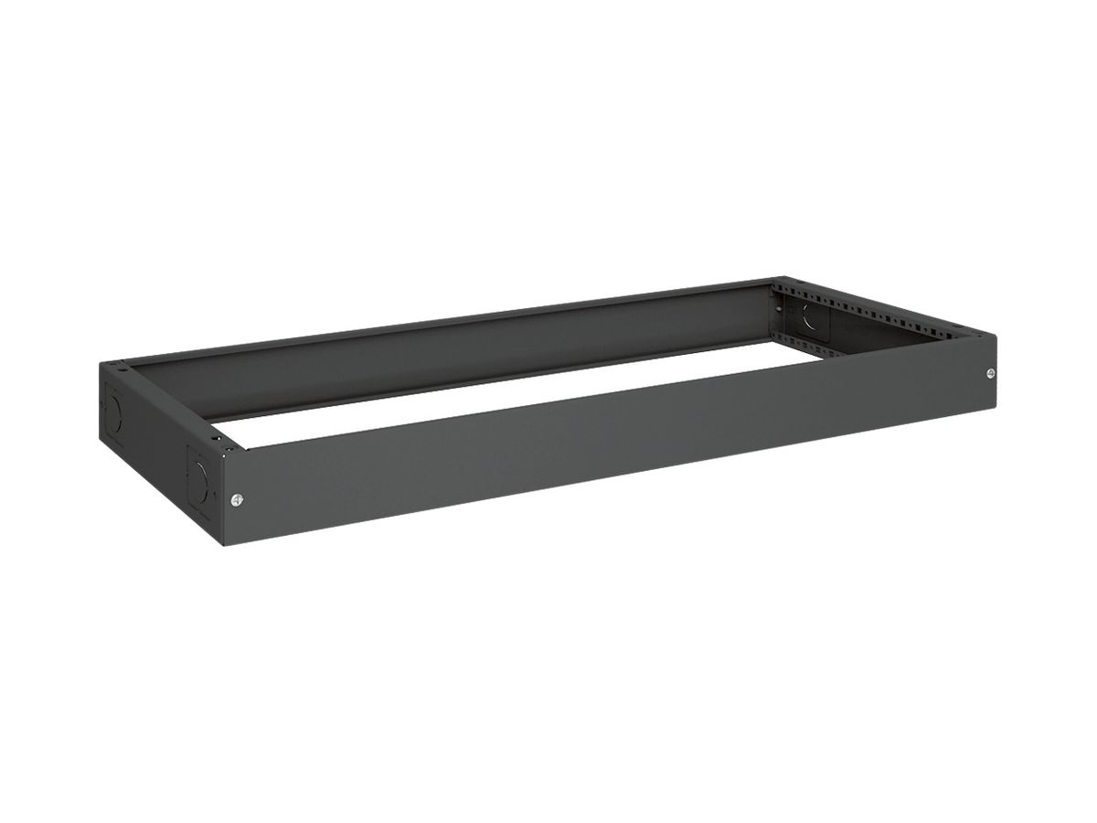 Sockel Hager univers 100×1050×400mm für Schrank FR schwarz RAL 9005