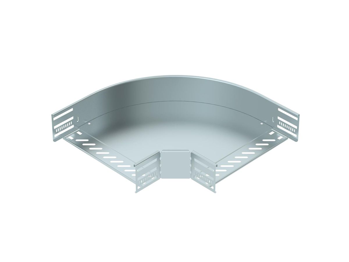 Bogen BET RB 90° 85×300mm Stahl bandverzinkt
