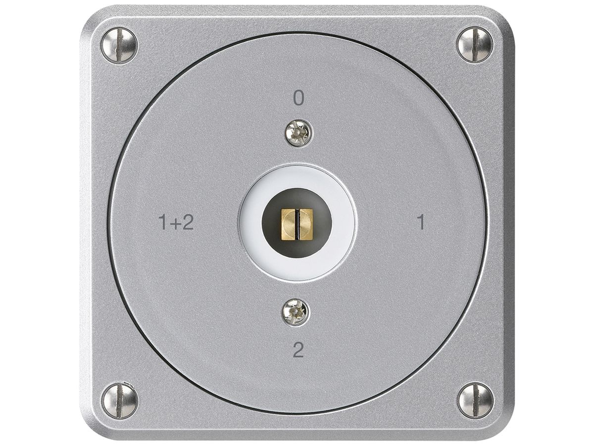 UP-Steckschlüsselschalter robusto ohne Klappdeckel 1/1P aluminium Vierkant