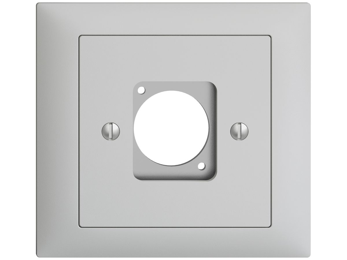 EB-Montageset für XLR-Dose EDIZIOdue hellgrau