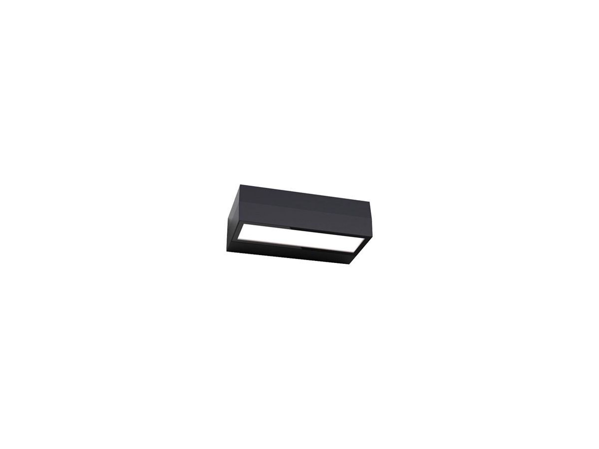 LED-Wandleuchte DOTLUX BRICK 15W 1100lm 830/840 IP65 DMX 300×100mm schwarz