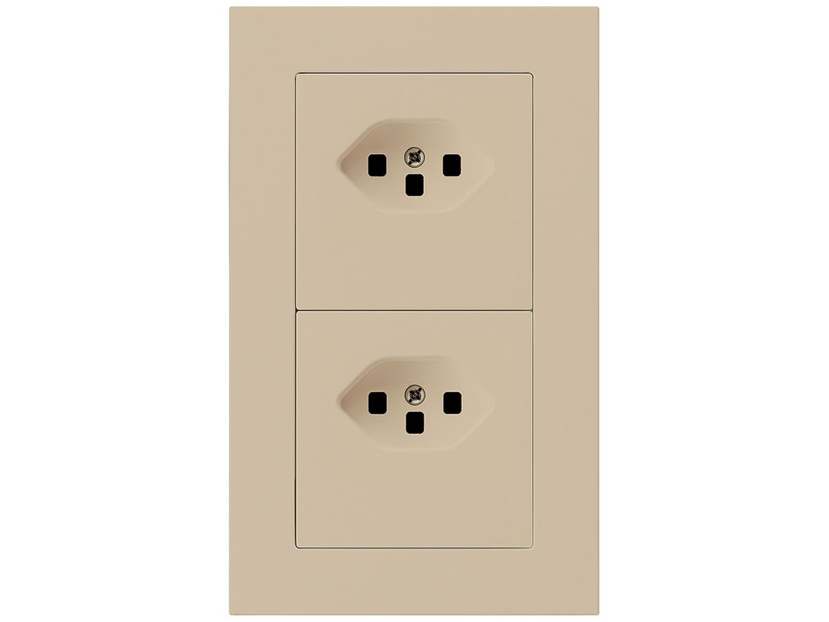 UP-Kombination kallysto.pro Gr.I-I vertikal 2×Typ 23 m.Schraubkl.C beige