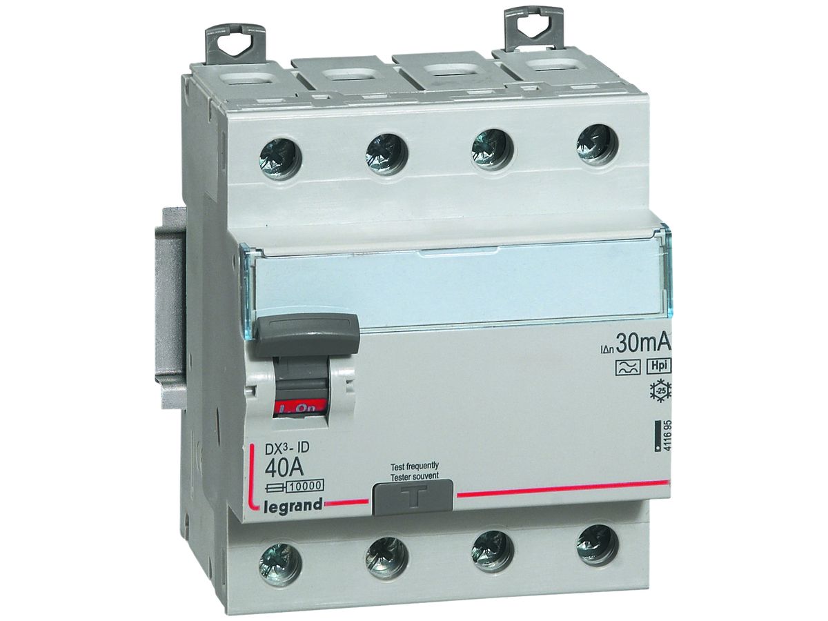FI-Schutzschalter Legrand DX3, 4P 80A 30mA Typ F 10kA